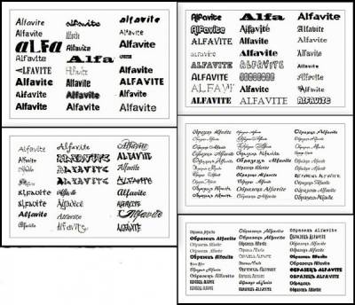 Набор лучших дизайнерских шрифтов / A set of best design fonts